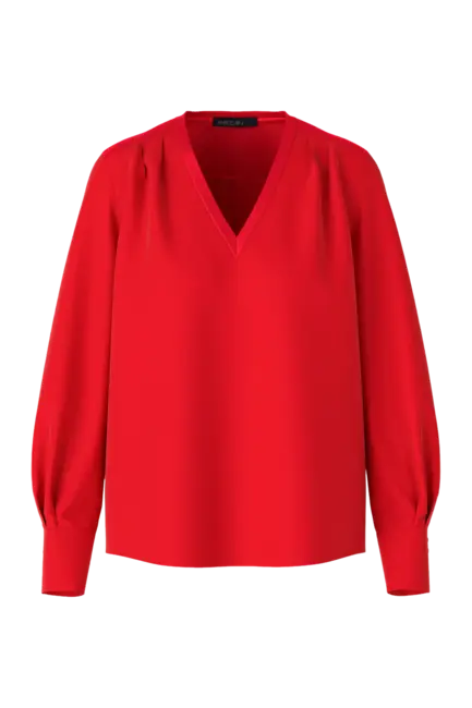 Blouse met V-hals Marc Cain