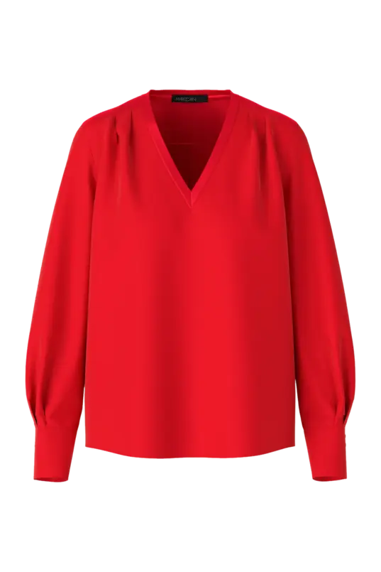 Blouse met V-hals Marc Cain