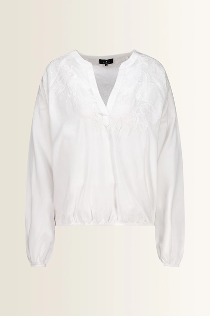 Blouse met verfijnd borduurwerk OUI