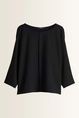 Blouse met verfijnde materiaalmix Kalotta Someday