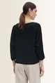 Blouse met verfijnde materiaalmix Kalotta Someday