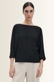 Blouse met verfijnde materiaalmix Kalotta Someday