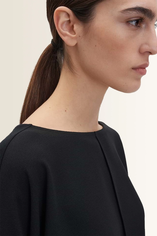 Blouse met verfijnde materiaalmix Kalotta Someday