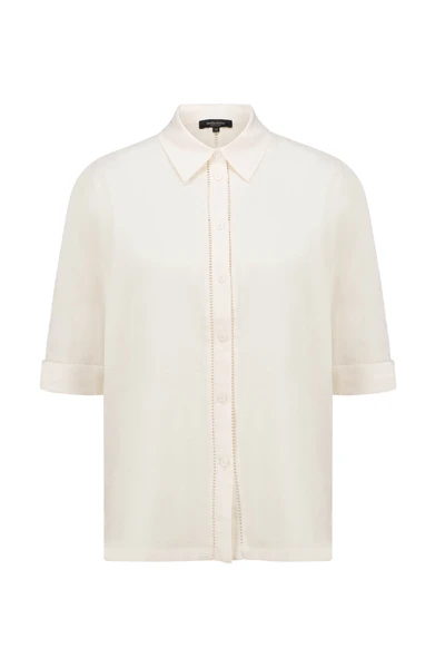 Blouse met vleermuismouw
