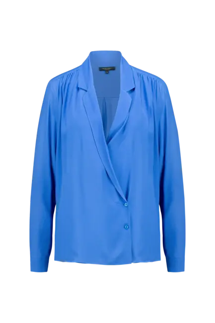 Blouse overslag met rever