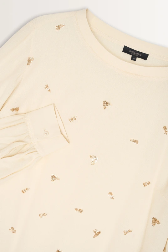 Blouse paillettendetail
