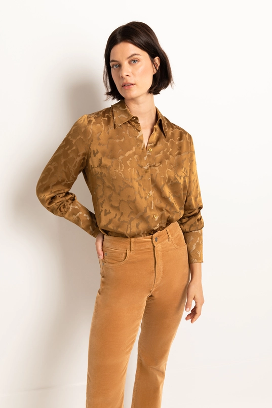 Blouse semi-transparant