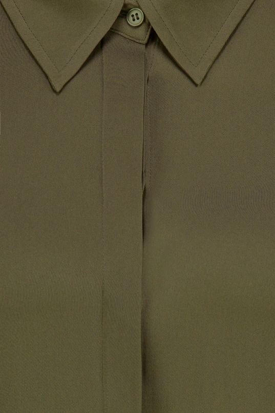 Blouse stretch zijde