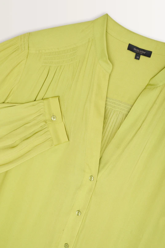 Blouse subtiele plooidetails