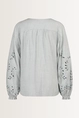 Blouse ton-sur-ton borduurwerk