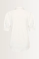 Blouse travelstof pofmouwen