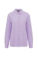 Blouse van crêpe zijde