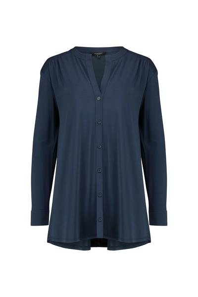 Blouse van crêpejersey
