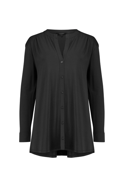 Blouse van crêpejersey