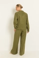 Blouse van glanzend lyocell