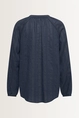 Blouse van seersucker jacquard