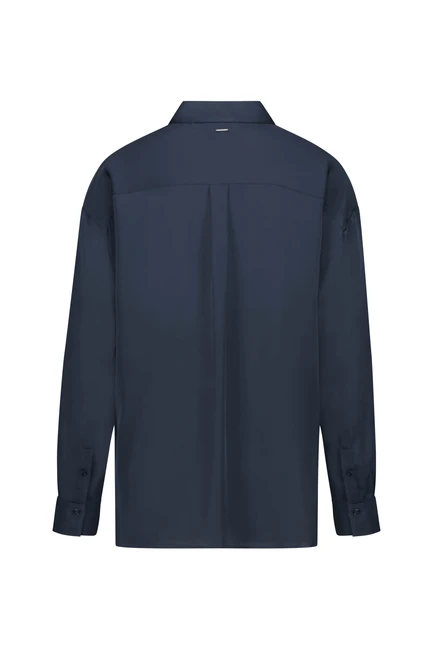 Blouse van stretch zijde