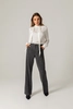 Blouse van stretchzijde