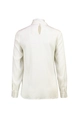 Blouse van stretchzijde