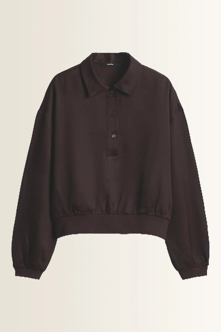 Blouse van viscose met polokraag Zormi Someday