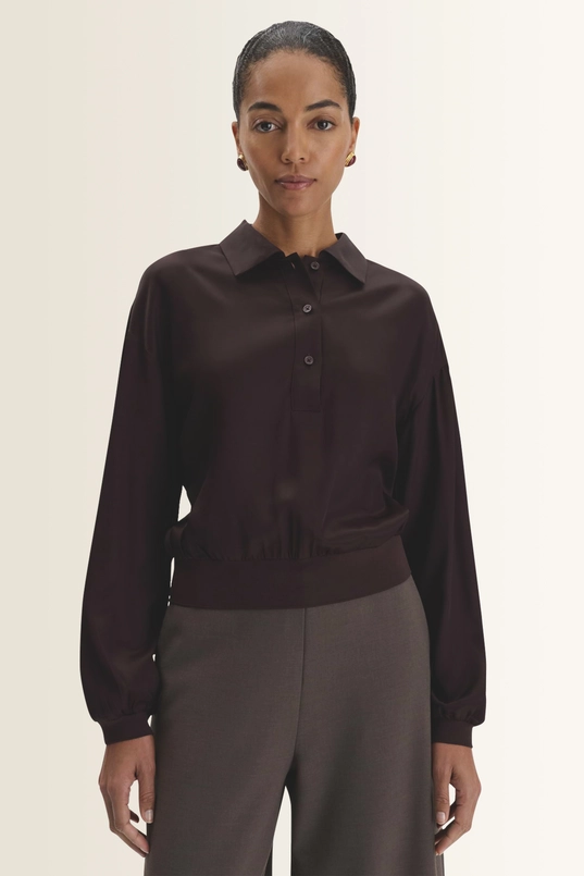 Blouse van viscose met polokraag Zormi Someday