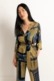 Blouse vlakkenprint