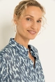 Blouse, woven, allover print, long slvs