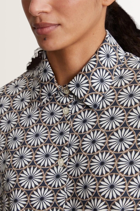 Blouseshirt met all-over print Marc O'Polo