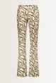 Bootcut broek grafische print Zuri126