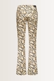 Bootcut broek grafische print Zuri126