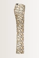 Bootcut broek grafische print Zuri126