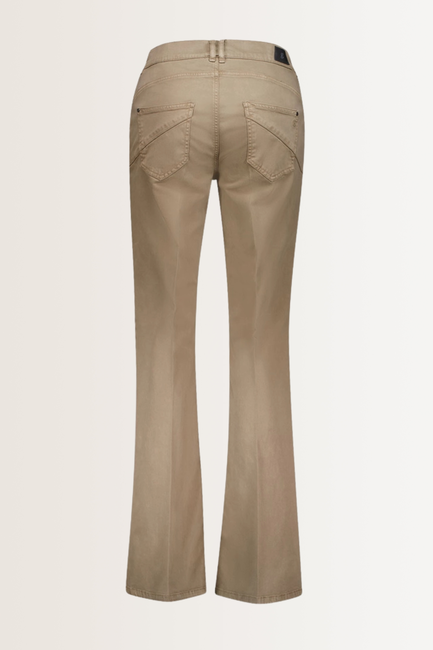 Bootcut broek zachte katoensatijn Zuri126 Gardeur