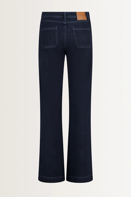 Bootcut jeans met opgestikte voorzakken