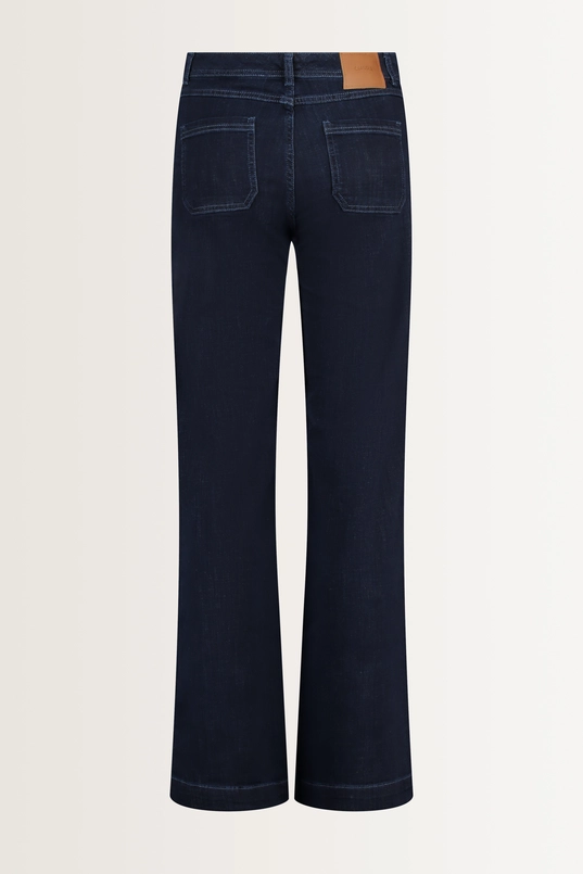 Bootcut jeans met opgestikte voorzakken