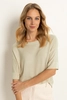 Boothals trui glitteraccent