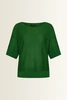 Boothals trui glitteraccent