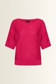 Boothals trui glitteraccent