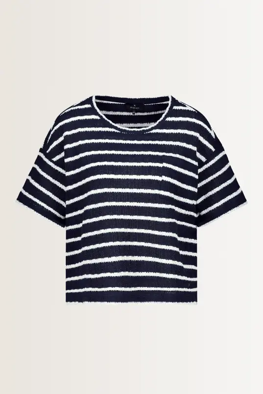 Bouclé streepshirt Monari