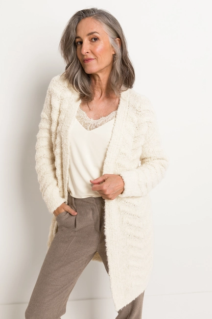 Bouclé wolmix vest