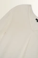 Boxy blouse met V-hals