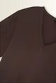 Boxy blouse met V-hals