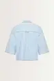 Boxy denim blouse