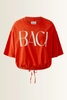 Boxy T-shirt met kralendetails OUI