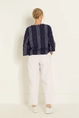 Boxy top met ruitstructuur
