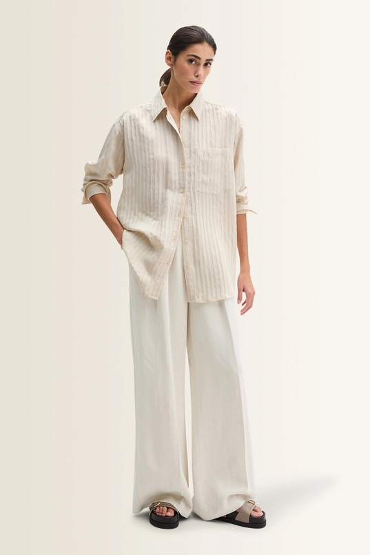 Boyfriend blouse subtiele structuur Marc O'Polo