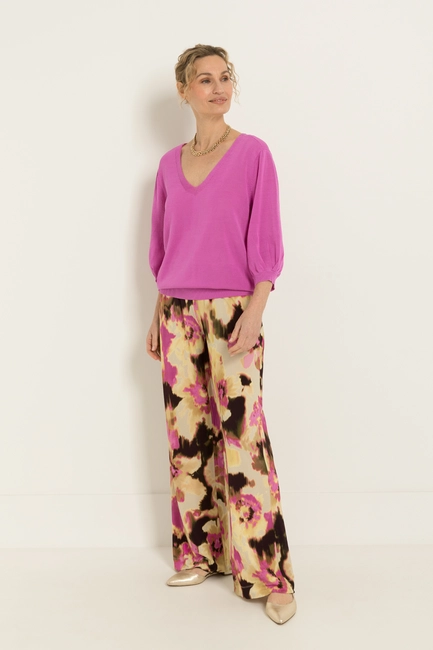 Broek in all-over print