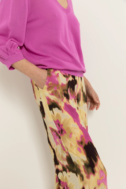 Broek in all-over print