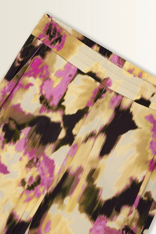 Broek in all-over print