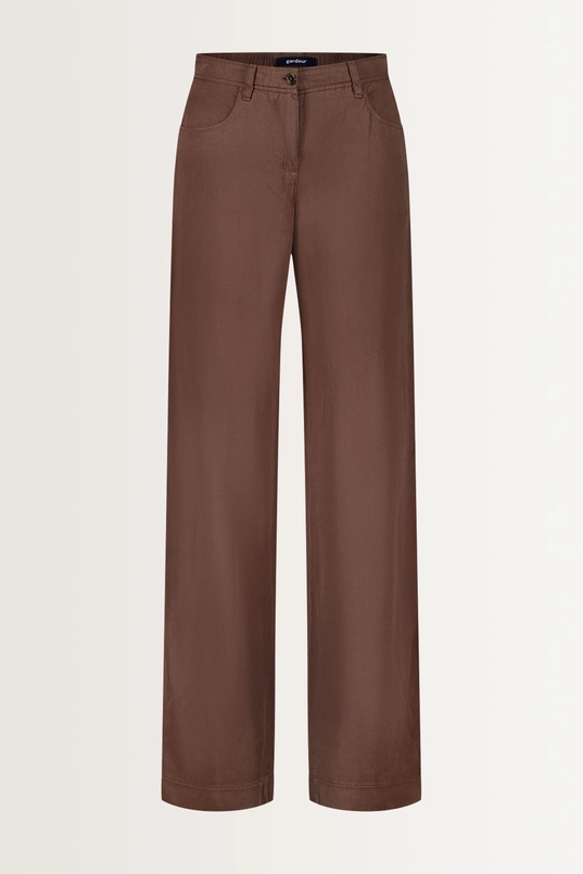 Broek in luchtige linnenmix Frieda12 Gardeur