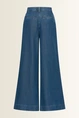 Broek in soepelvallende denim